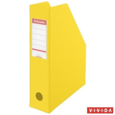ESSELTE Iratpapucs, PVC/karton, 70 mm, összehajtható, ESSELTE, Vivida sárga irattartó