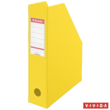 ESSELTE Iratpapucs, PVC/karton, 70 mm, összehajtható, ESSELTE, Vivida sárga munkavédelmi cipő