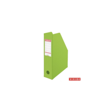 ESSELTE Iratpapucs, PVC/karton, 70 mm, összehajtható, ESSELTE, Vivida zöld irattartó