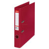 ESSELTE Iratrendező, 50 mm, A4, PP, élvédő sínnel, ESSELTE "Standard", bordó