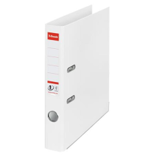ESSELTE Iratrendező, 50 mm, A4, PP, élvédő sínnel, ESSELTE "Standard", Vivida fehér irattartó