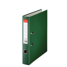 ESSELTE Iratrendező, 50 mm, A4, PP/karton, élvédő sínnel, Esselte Economy, zöld (81196) gyűrűskönyv