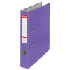 ESSELTE Iratrendező, 50 mm, A4, PP/karton, élvédő sínnel, ESSELTE "Economy", lila