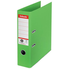 ESSELTE Iratrendező, 75 mm, A4, élvédő sínnel, ESSELTE &quot;No.1&quot;, zöld irattartó