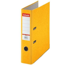 ESSELTE Iratrendező, 75 mm, A4, karton, ESSELTE &quot;Rainbow&quot;, sárga regiszter és tartozékai