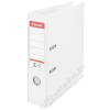 ESSELTE Iratrendező, 75 mm, A4, PP/PP, élvédő sínnel, ESSELTE Standard, Vivida fehér (E811300)