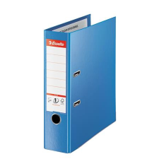 ESSELTE Iratrendező, 80 mm, A4, PP, élvédő sínnel, ESSELTE "Standard Plus", Vivida kék gyűrűskönyv