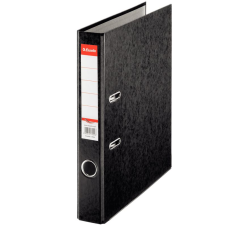 ESSELTE Rainbow karton iratrendező fekete (17924) (esselte17924) irattartó