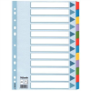 ESSELTE Regiszter, laminált karton, A4, 12 részes, ESSELTE &quot;Mylar&quot;, színes
