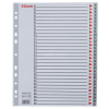 ESSELTE Regiszter, műanyag, A4 Maxi, 1-31, ESSELTE, szürke