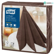 Essity GmbH szalvéta Linstyle, premium textilhatású, KAKAÓ, 39/1, 50db/csg, 12csg/# higiéniai papíráru