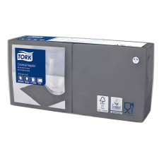 Essity GmbH Tork szalvéta koktél, 24/2 ANTRACIT, 200lap/csg, 12csg/karton higiéniai papíráru