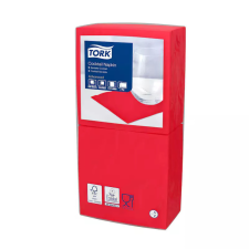 Essity GmbH Tork szalvéta koktél, 24/2 PIROS, 200 lap/csg, 12csg/karton higiéniai papíráru