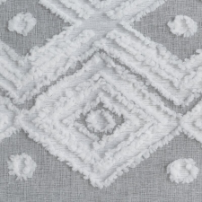  Estera fehér pöttyös függöny bohó stílusban 140x250 cm lakástextília