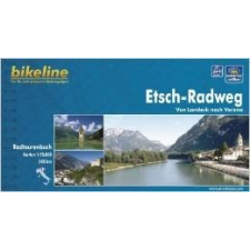 Esterbauer Verlag Etsch-Radweg kerékpáros atlasz Esterbauer 1:75 000 2013 Etsch kerékpáros térkép térkép