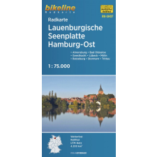 Esterbauer Verlag Lauenburg Lake District Hamburg East kerékpáros térkép (RK-SH07) 2022 térkép