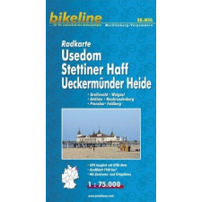 Esterbauer Verlag Usedom, Stettiner Haff, Ueckermünder Heide kerékpáros térkép térkép