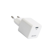 eSTUFF Infinite USB Type-C GaN Hálózati töltő - Fehér (30W) (ES637027) mobiltelefon kellék