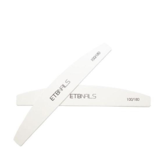  ETB Nails Félhold alakú fehér körömreszelő 100/180 körömreszelő