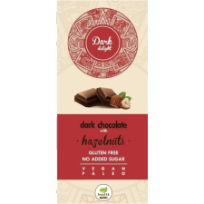 Étcsokoládé egész mogyoróval 80g Dark Delight csokoládé és édesség