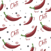 Étel Chilli Red Hot szalvéta 20 db-os 33x33 cm
