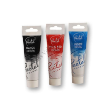  Ételfesték gél készlet – fekete, piros, égszínkék (3 db) sütés és főzés