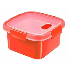  Ételtartó doboz CURVER Smart Eco szögletes műanyag 1,1L piros uzsonnás doboz