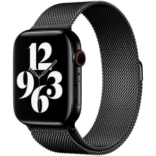Eternico Elegance Milanese Apple Watch 38mm / 40mm / 41mm - black okosóra kellék