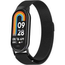 Eternico Elegance Milanese Xiaomi Smart Band 8 / 9 - black (AET-MB8MNS-bl) okosóra kellék