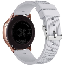 Eternico Essential Vertical Grain Silver Buckle universal Quick Release 20mm - szürke okosóra kellék