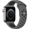 Eternico Sporty Apple Watch 38mm / 40mm / 41mm - Deep Black and Gray szíj (AET-AWSP-BlGr-38)