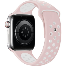 Eternico Sporty Apple Watch 42mm / 44mm / 45mm - Cloud White and Pink okosóra kellék