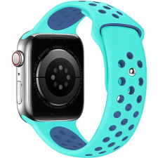 Eternico Sporty Apple Watch 42mm / 44mm / 45mm - Sky Blue and Aquamarine okosóra kellék