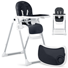  Etetőszék asztallal, fekete Ricokids Tulo etetőszék