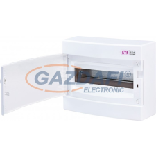 ETI 001101006 ECT12PO DIDO-E 1x12 modulos elosztó szekrény, falra szerelhető, teli ajtó villanyszerelés