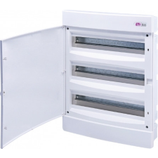 ETI 001101048 ECM 3x18PO DIDO-E 3x18 modulos elosztó szekrény, süllyesztett, fehér ajtó villanyszerelés