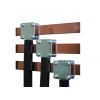 ETI 001696031 PT-30/34x10 Csatlakozólemez gyűjtősínekhez 30mm-ig, 34x34x10mm