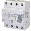 ETI 002062145 EFI-4AC 80A 30mA áram-védőkapcsoló, 4p, csak váltóáramú hibaáramot érzékelő, azonali kioldású