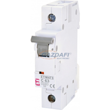 ETI 002141522 ETIMAT6 C63A 1p 6kA kismegszakító, 1 modul villanyszerelés