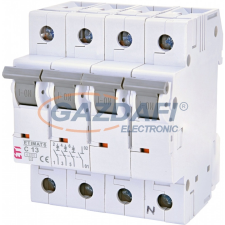 ETI 002146515 ETIMAT6 C13A 3p+N 6kA kismegszakító, 4 modul villanyszerelés