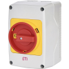 ETI 004773179 CS 25 10 PNLK tokozott hárompólusú sárga-piros BE-KI kapcsoló, lakatolható 25A