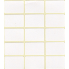 Etikett címke, 20x30mm, 4 lap, 15 címke/lap etikett