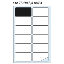 Etikett címke Pátria 76.2x46.4 mm kerekített sarkú etikett