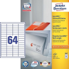  Etikett címke univerzális 3667 fehér QuickPEEL 48,5x16,9mm 100ív Avery