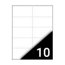 Etikett FORTUNA 105x57mm univerzális 1000 címke/doboz 100 ív/doboz etikett