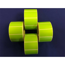 . Etikett, thermo, 25x45 mm, 1000 etikett/tekercs, zöld (ISCT2545Z) etikett