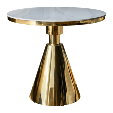  Étkezőasztal, arany/fehér márvány, GREIS TYP 1 bútor