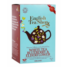 Ets 20 bio fehér tea áfonyás és bodzás 20x1.5g 30 g tea