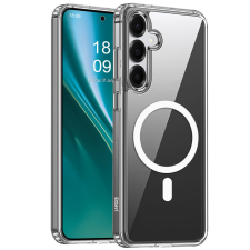 Etteri Hybrid MagSafe-kompatibilis tok Samsung Galaxy S25 - átlátszó tok és táska