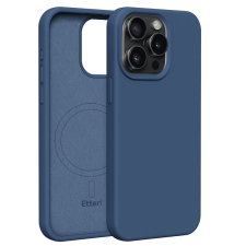 Etteri Silicone MagSafe-kompatibilis tok iPhone 15 Pro Max - sötétkék tok és táska